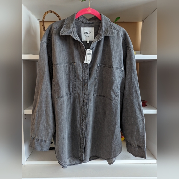 Aerie Anytime Fave Shirt - Picture 2 of 4